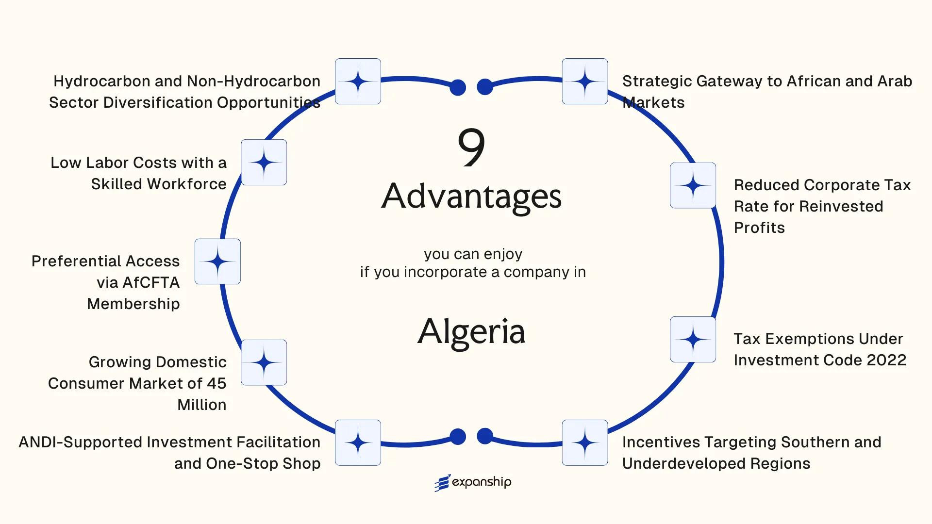 All benefits you can enjoy if you setup your business in Algeria