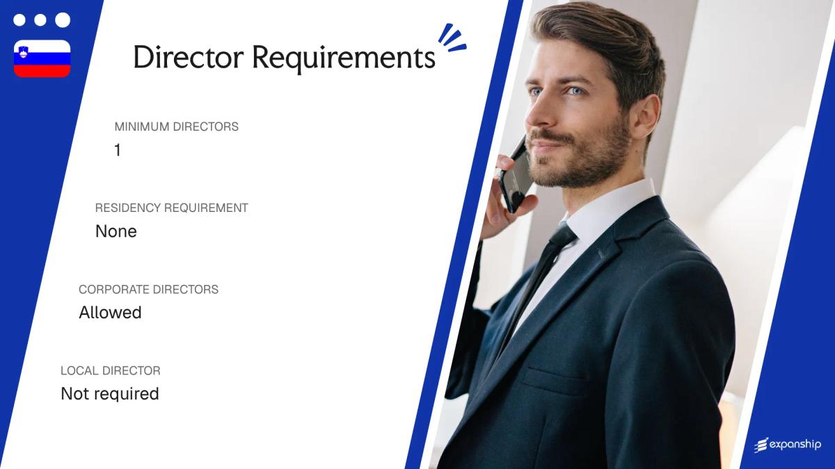Director Requirements in Slovenia - key features and requirements
