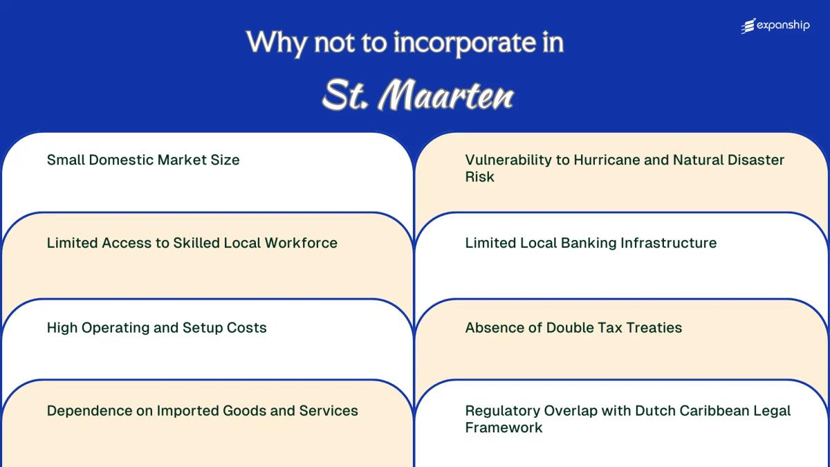 All disadvantages you may face if you setup your business in Sint Maarten