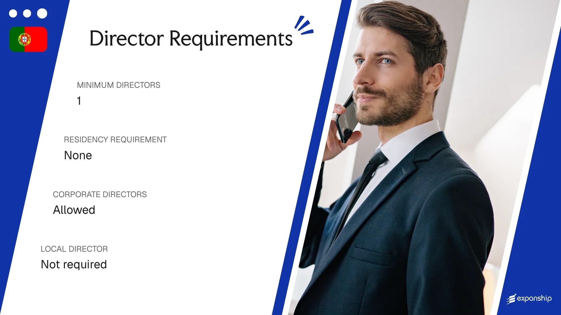 Director Requirements in Portugal - key features and requirements