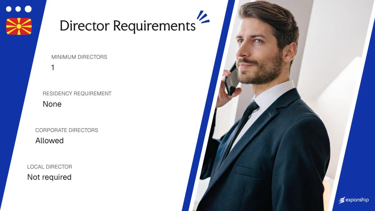 Director Requirements in North Macedonia - key features and requirements