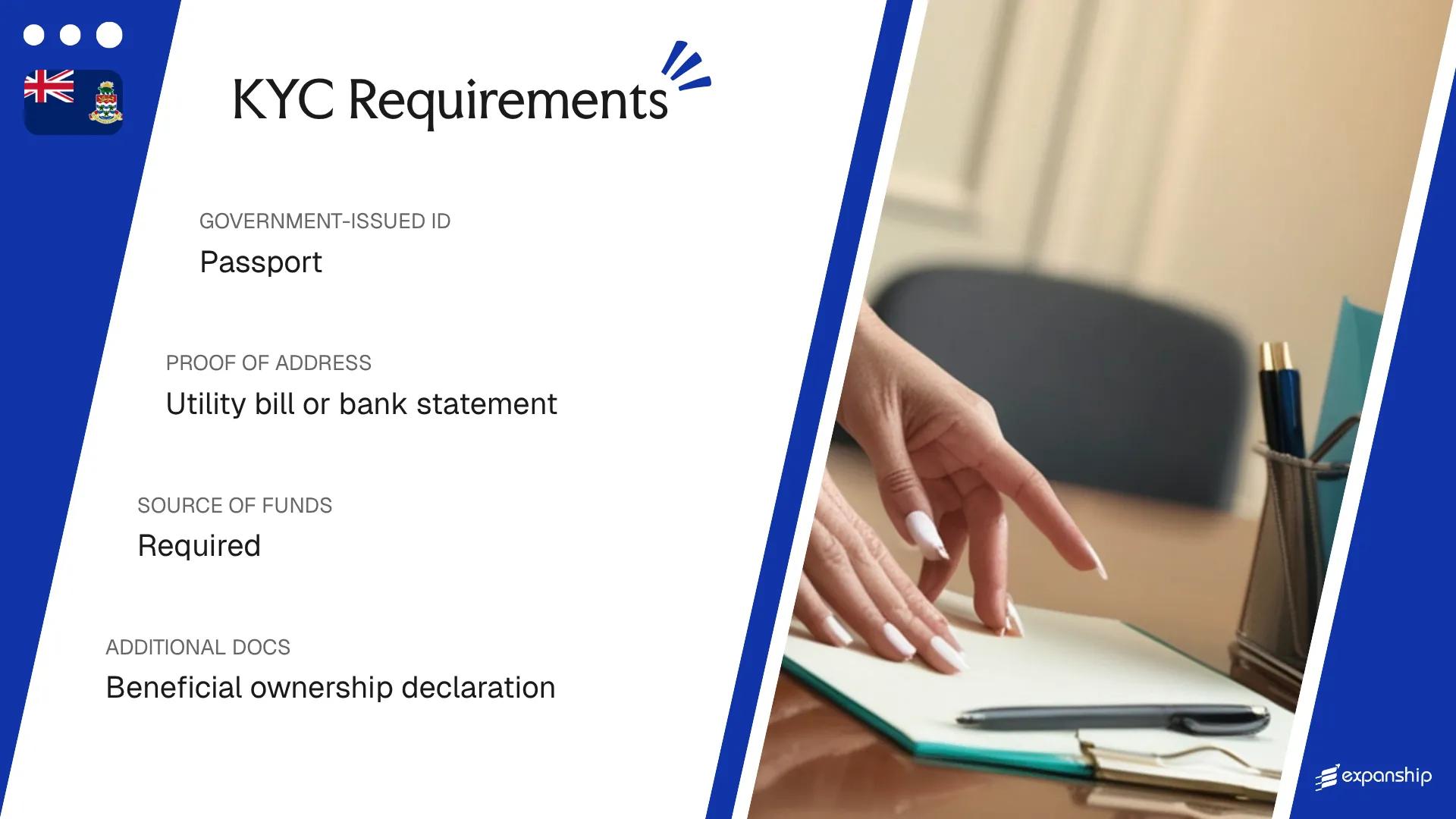 KYC Requirements in Cayman Islands - key features and requirements
