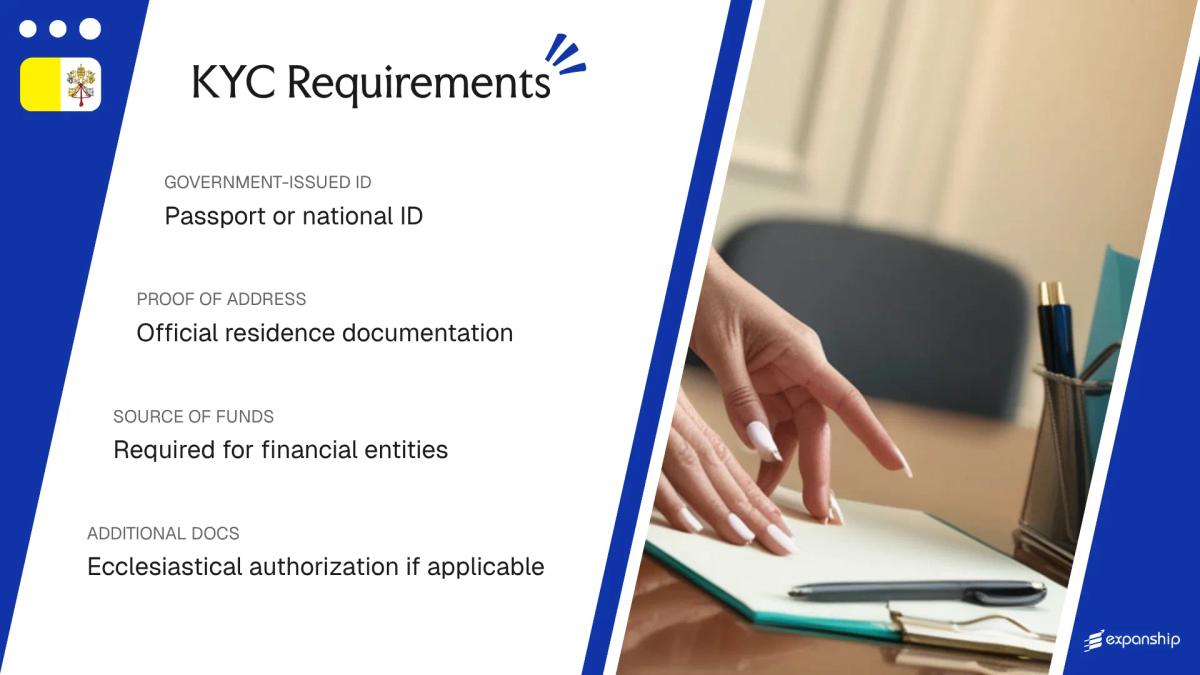KYC Requirements in Vatican City - key features and requirements