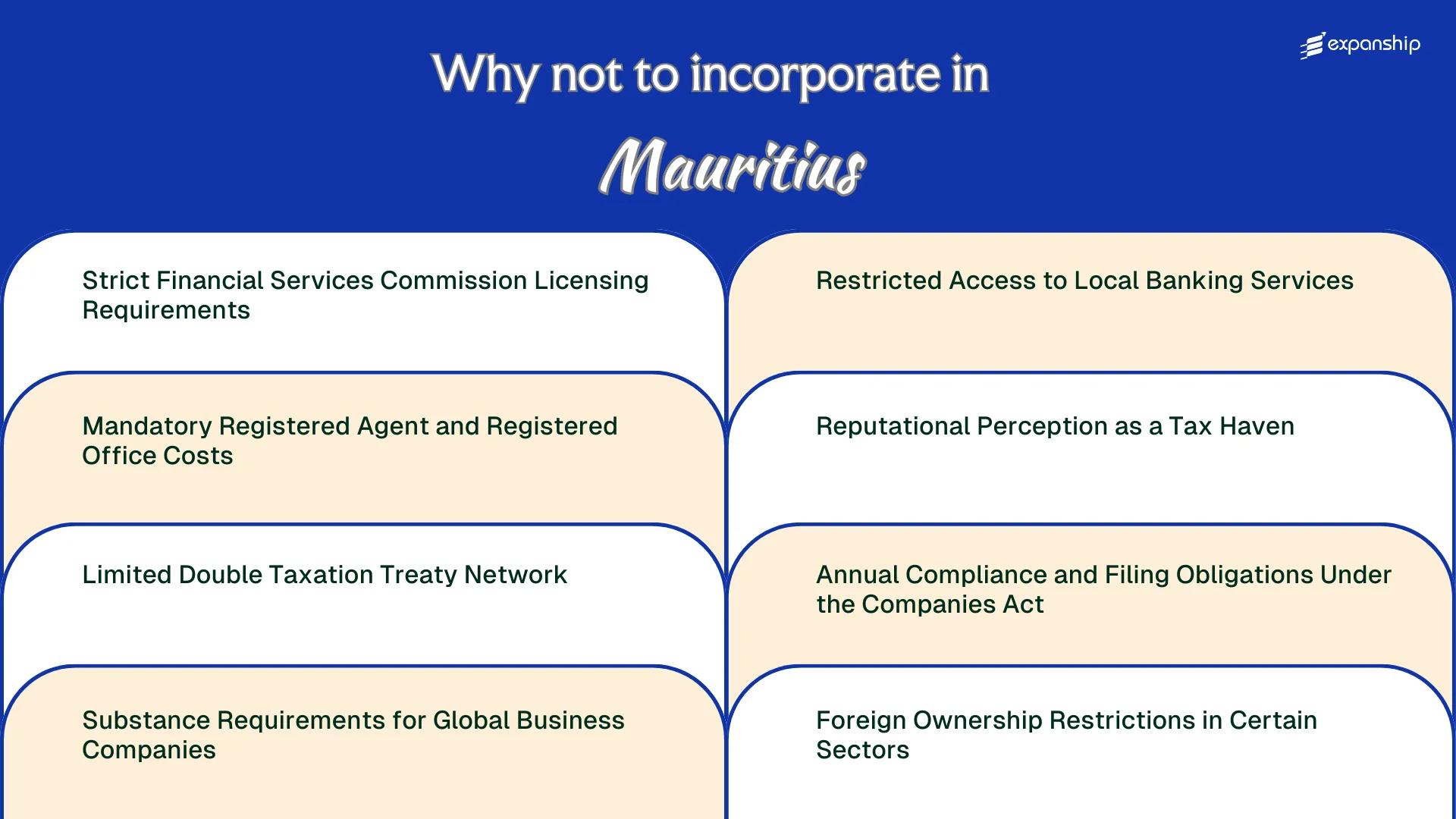 All disadvantages you may face if you setup your business in Mauritius