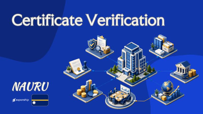 Nauru Certificate Verification: How to Confirm Documents