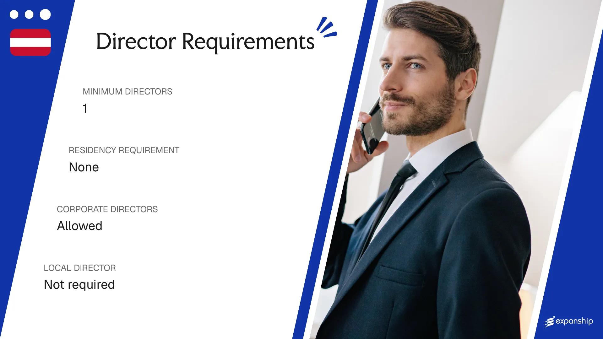 Director Requirements in Austria - key features and requirements