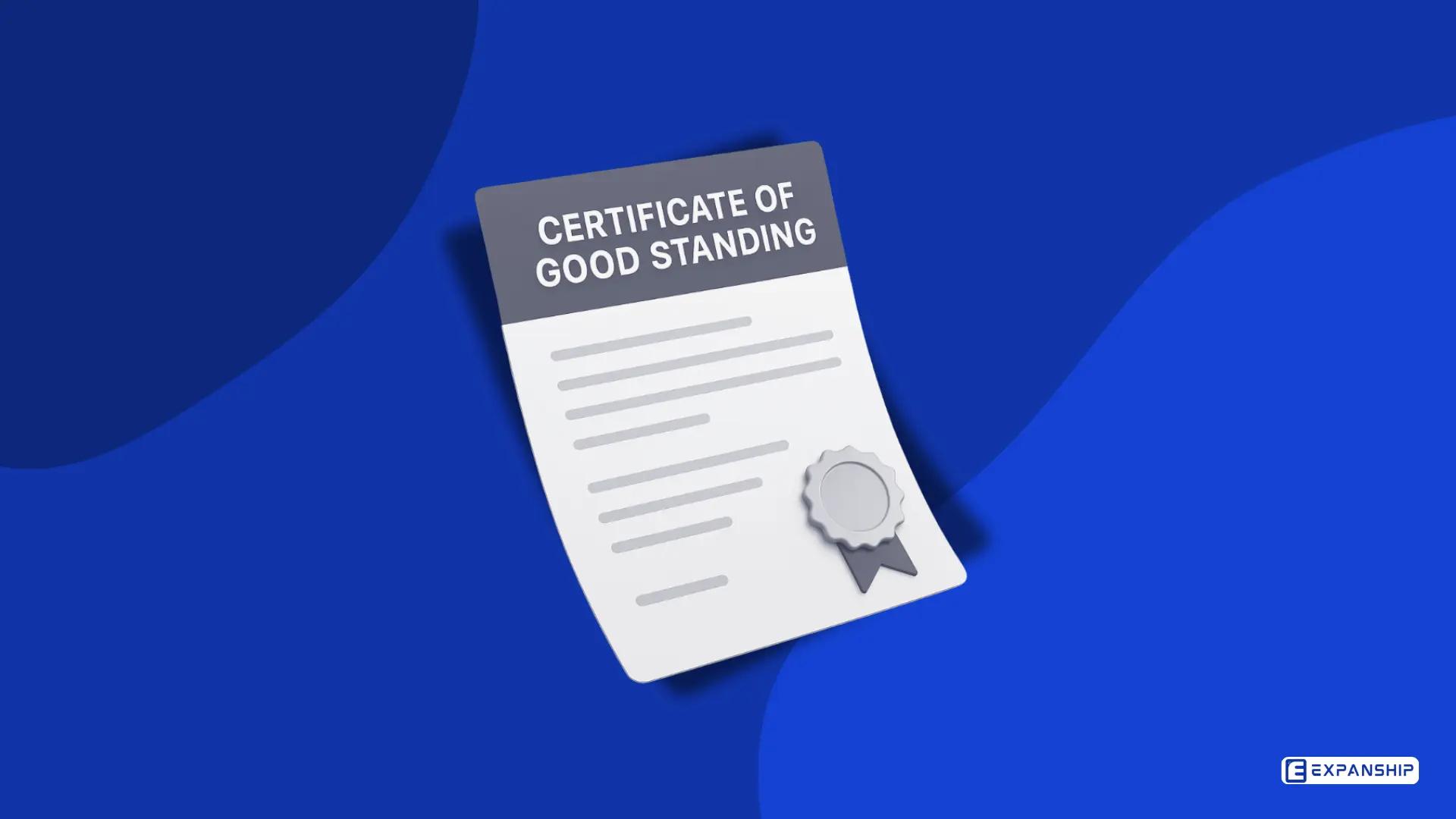 Certificate of good standing British Virgin Islands official document sample
