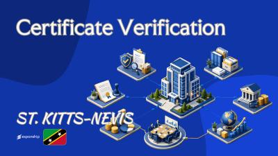 Certificate Verification in St. Kitts and Nevis Steps