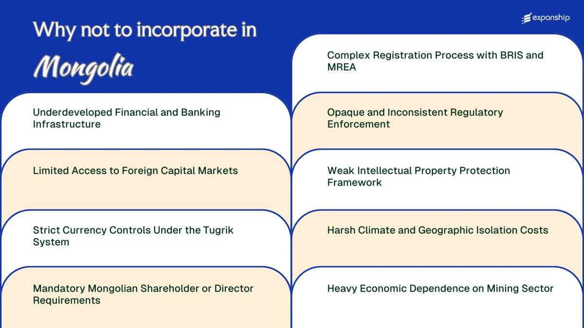 All disadvantages you may face if you setup your business in Mongolia