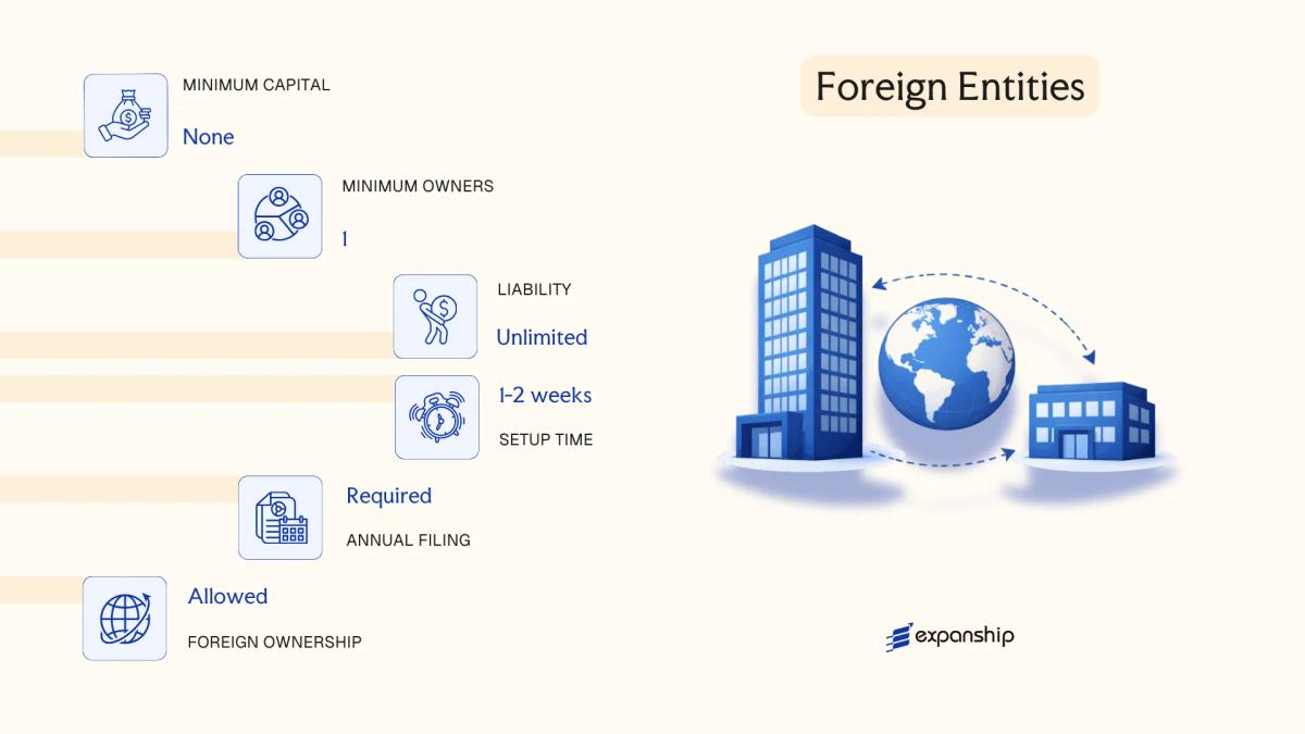 Foreign Entities in Seychelles - key features and requirements