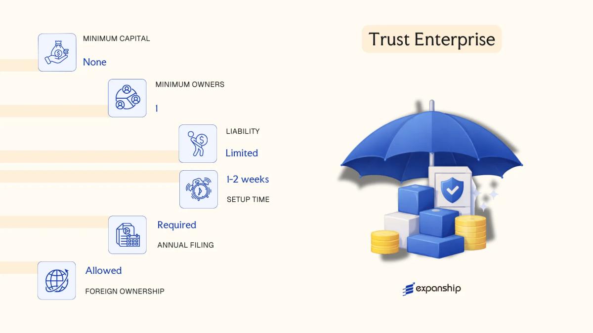 Trust Enterprise in Liechtenstein - key features and requirements