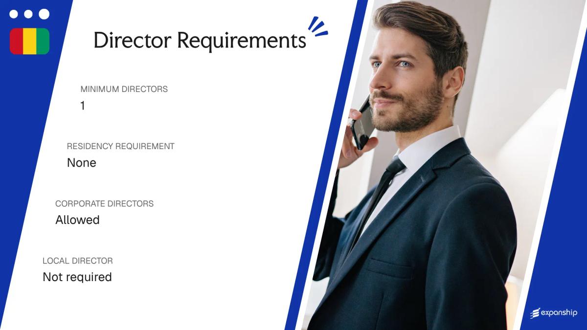 Director Requirements in Guinea - key features and requirements