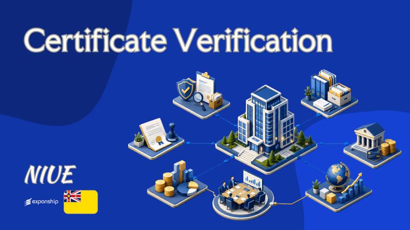 Niue Certificate Verification and Good Standing Checks