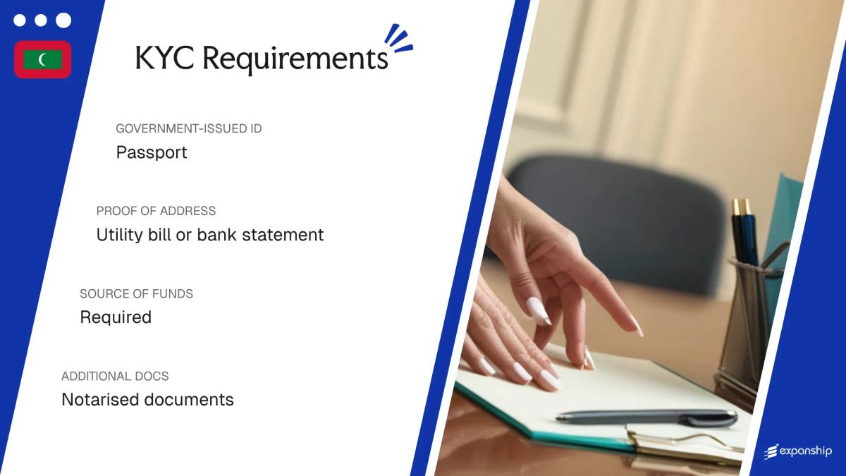KYC Requirements in Maldives - key features and requirements