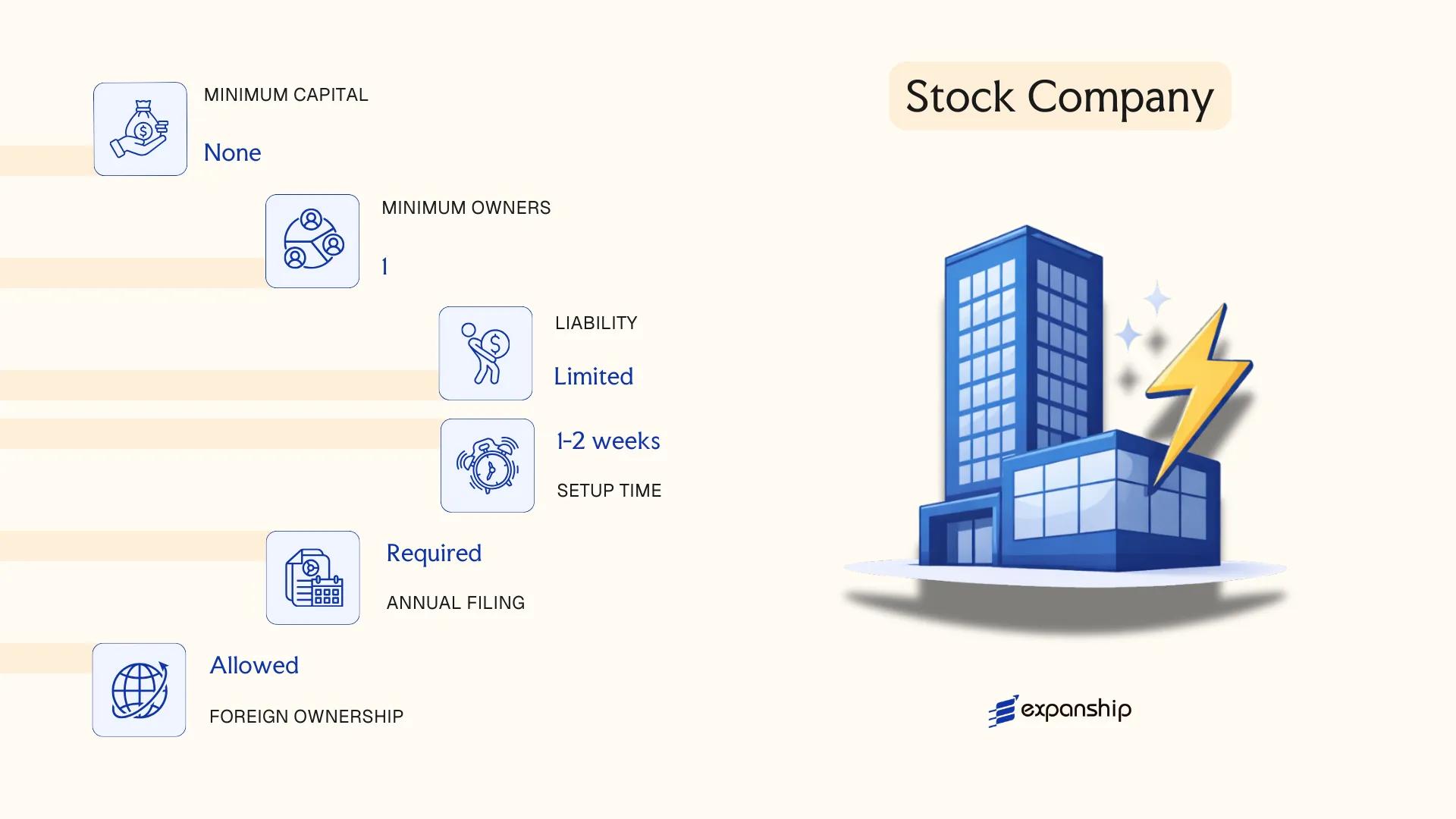 Stock Company in Chile - key features and requirements