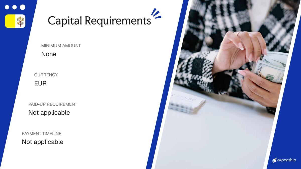 Share Capital Requirements in Vatican City - key features and requirements