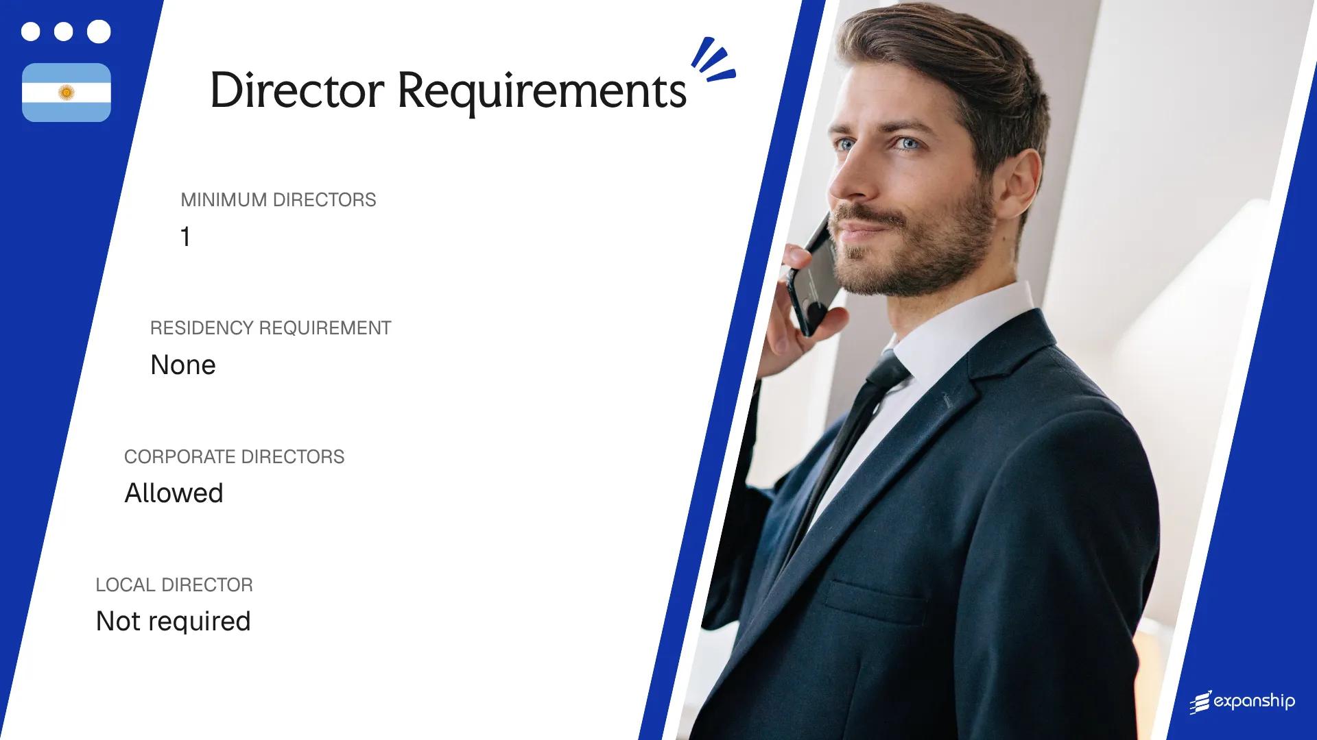 Director Requirements in Argentina - key features and requirements