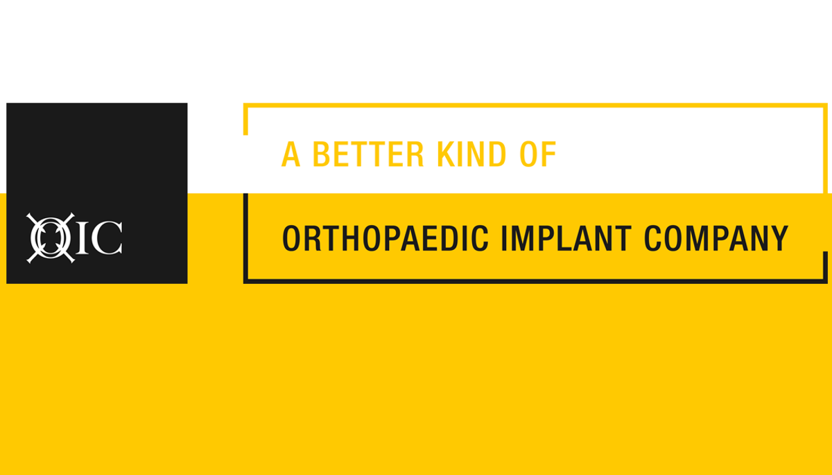 THE ORTHOPAEDIC IMPLANT COMPANY CELEBRATES TEN YEARS OF UNCONVENTIONAL ORTHOPAEDIC OPERATIONS