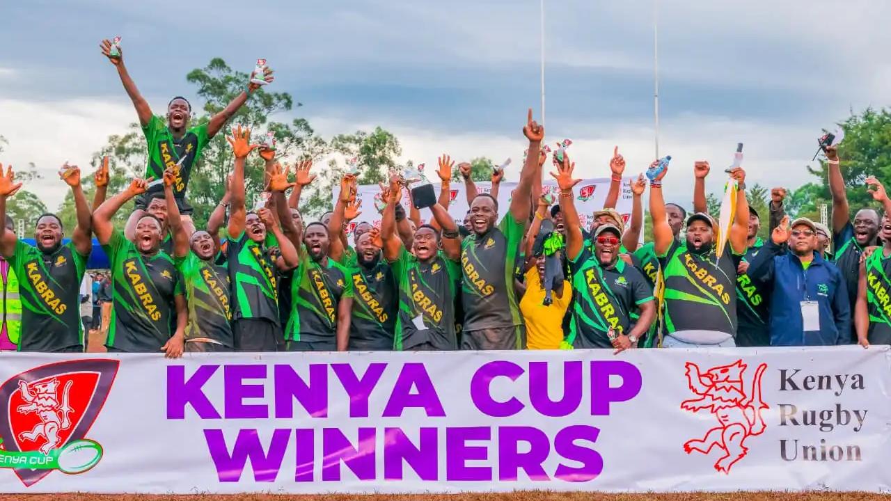 Kabras Lifting trophy