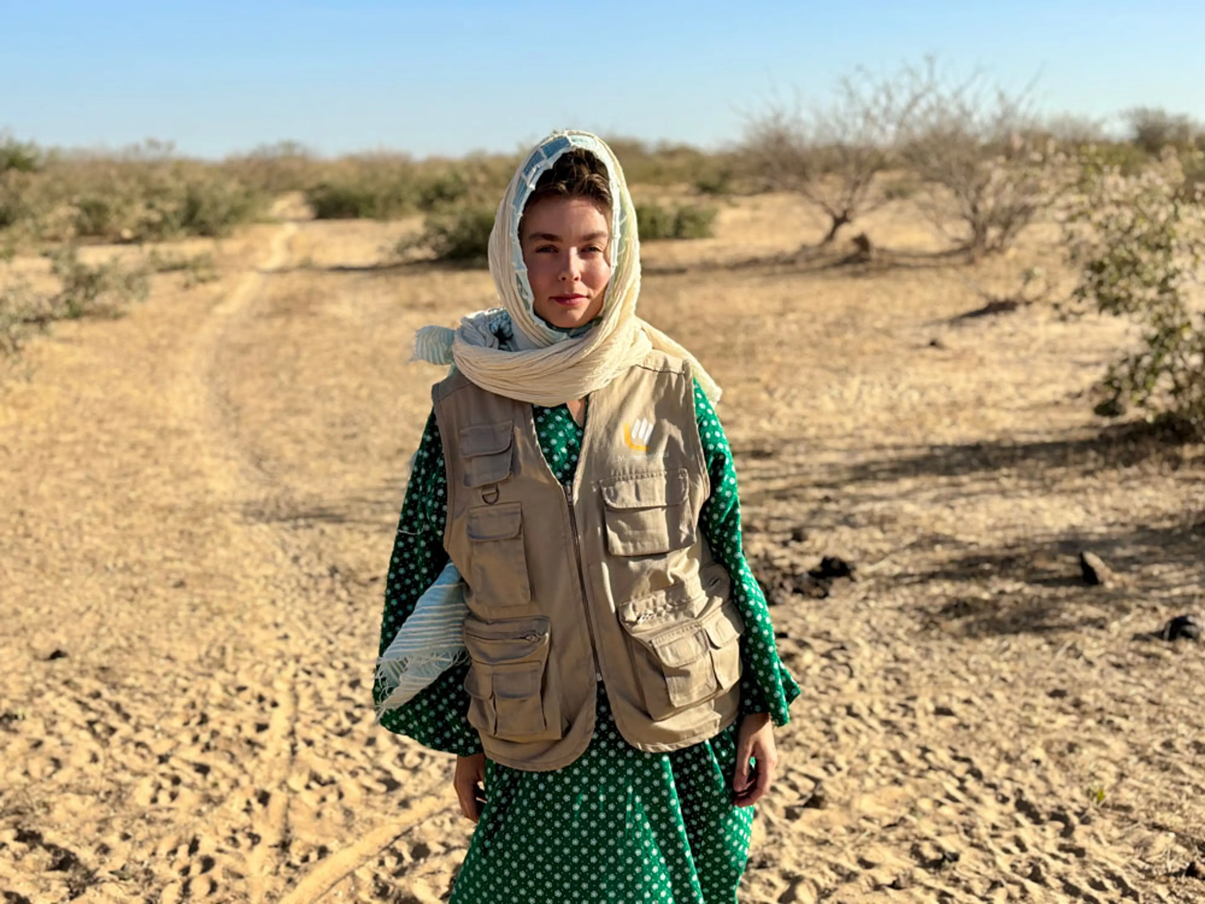 Isabella Olsson i Sudan