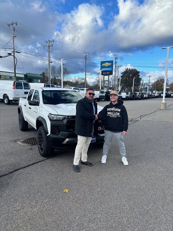 Zachary with their 2026 Chevy Colorado Trail Boss