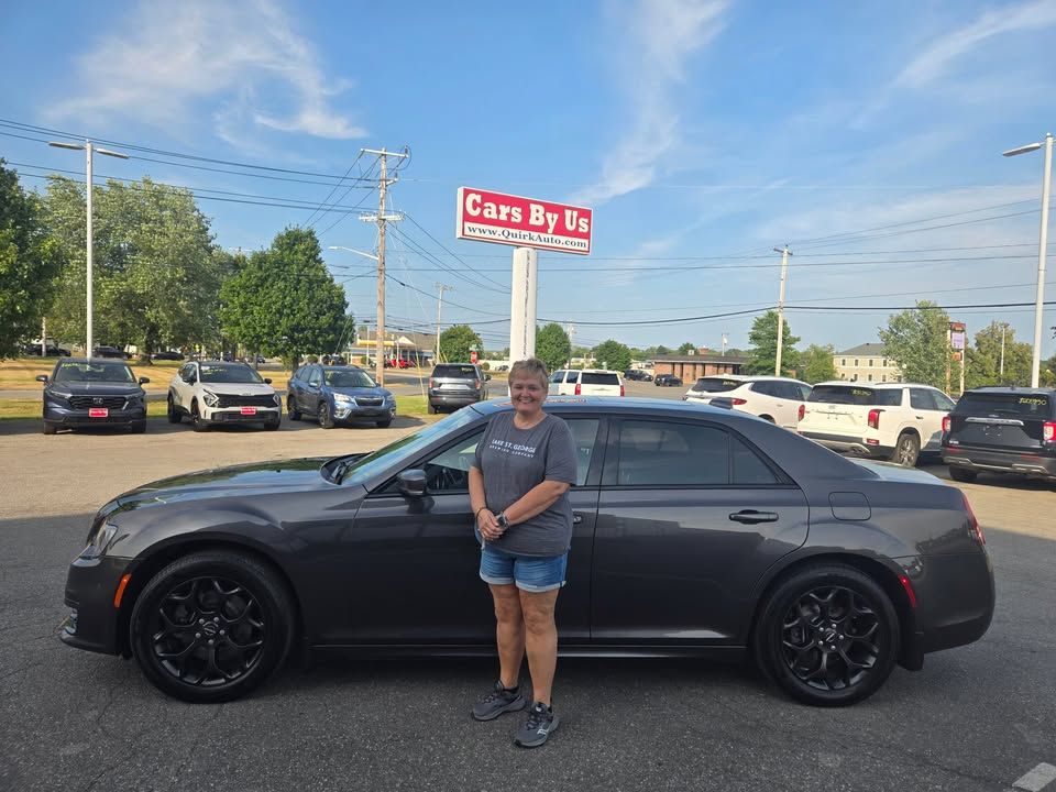 Angela with their 2021 Chrysler 300