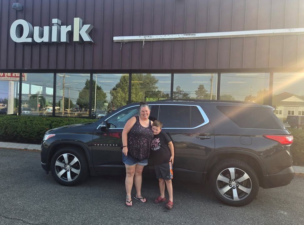 Sandi with their 2020 Chevrolet Traverse