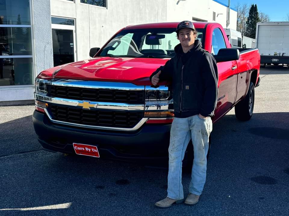 Dylan with their 2018 Chevrolet Silverado