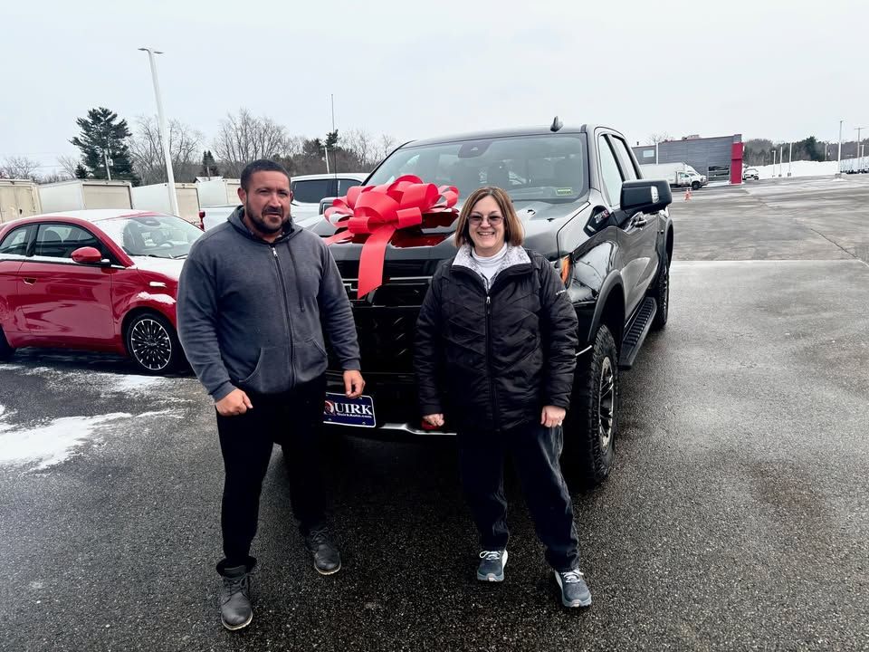 Becky with their 2026 Chevrolet Silverado 1500 ZR2