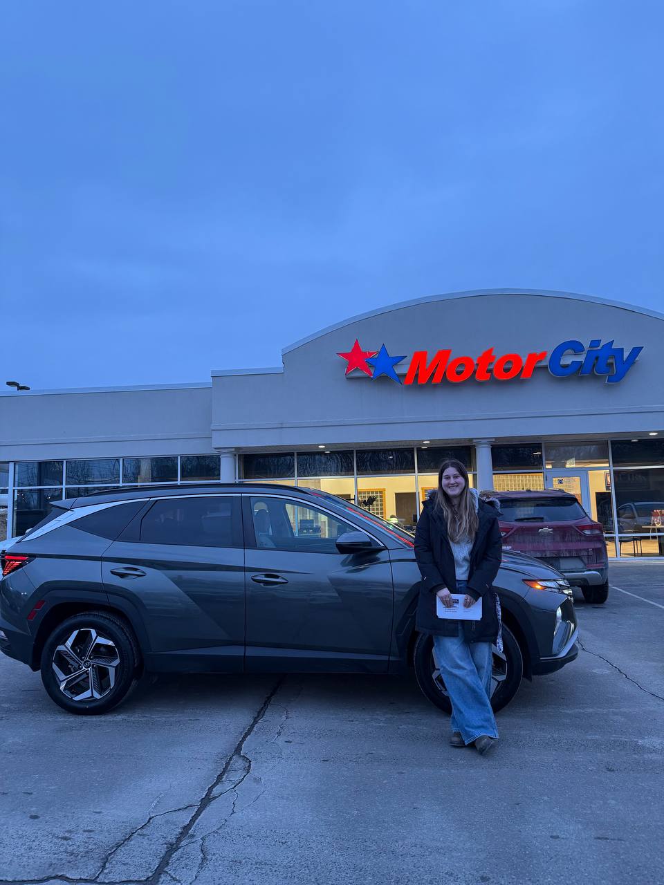Kyla Perkins with their 2023 Hyundai Tucson SEL Convenience Package