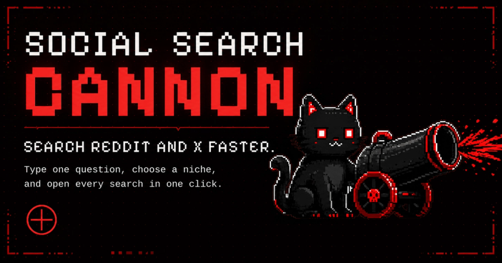 image of Social Search Cannon