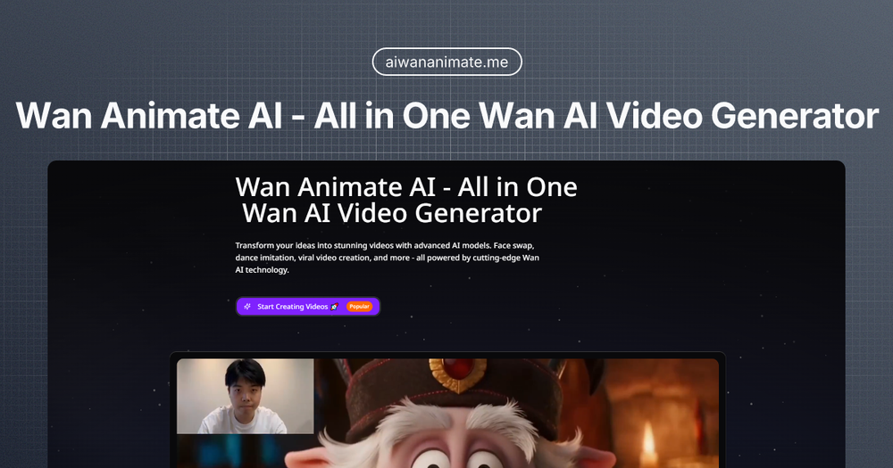 Wan Animate Wan Animate