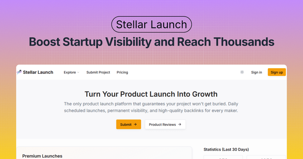 Stellar Launch Stellar Launch