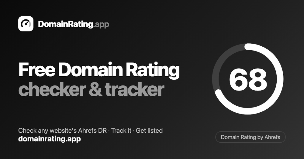 image of DomainRating.app