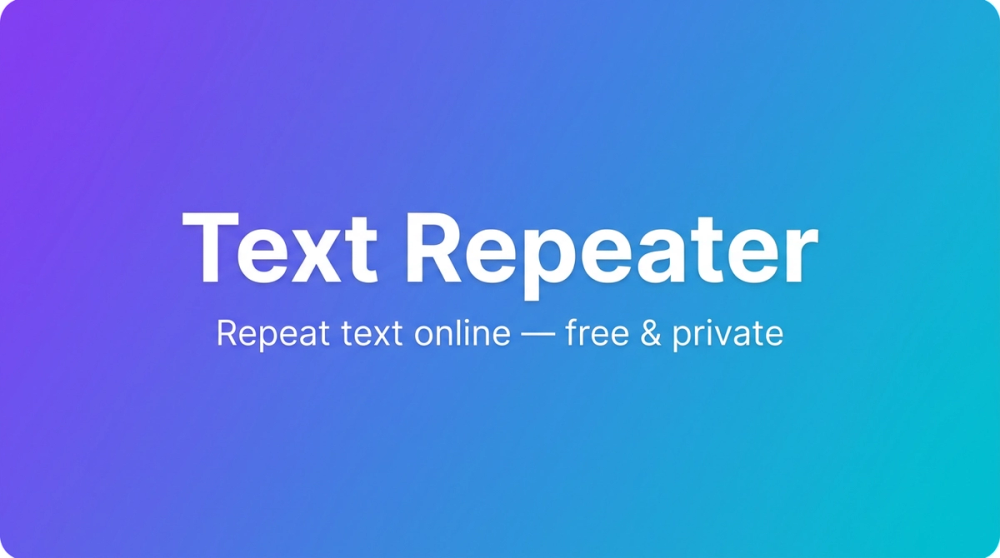 Text Repeater Text Repeater