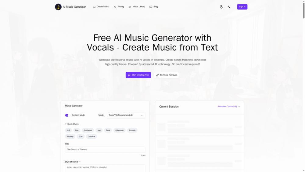 AI Music Generator AI Music Generator