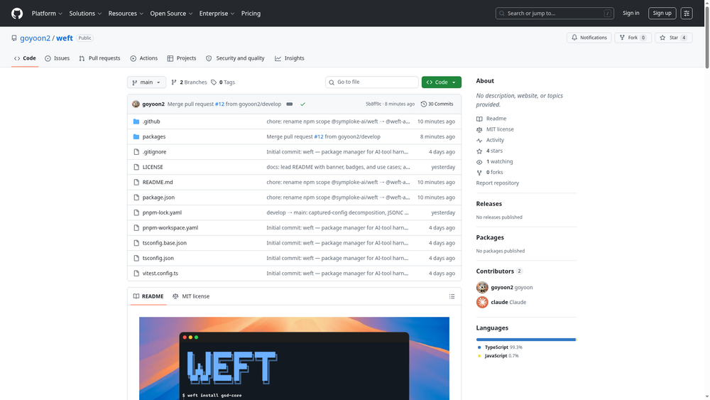 image of weft