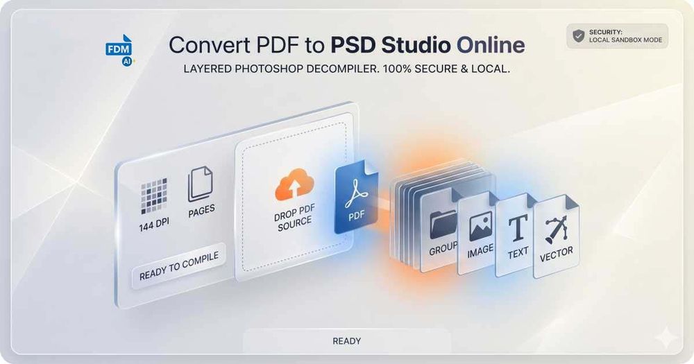 image of PDF to PSD Converter