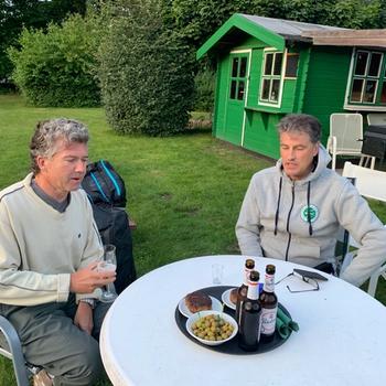 Ausklingen im Garten