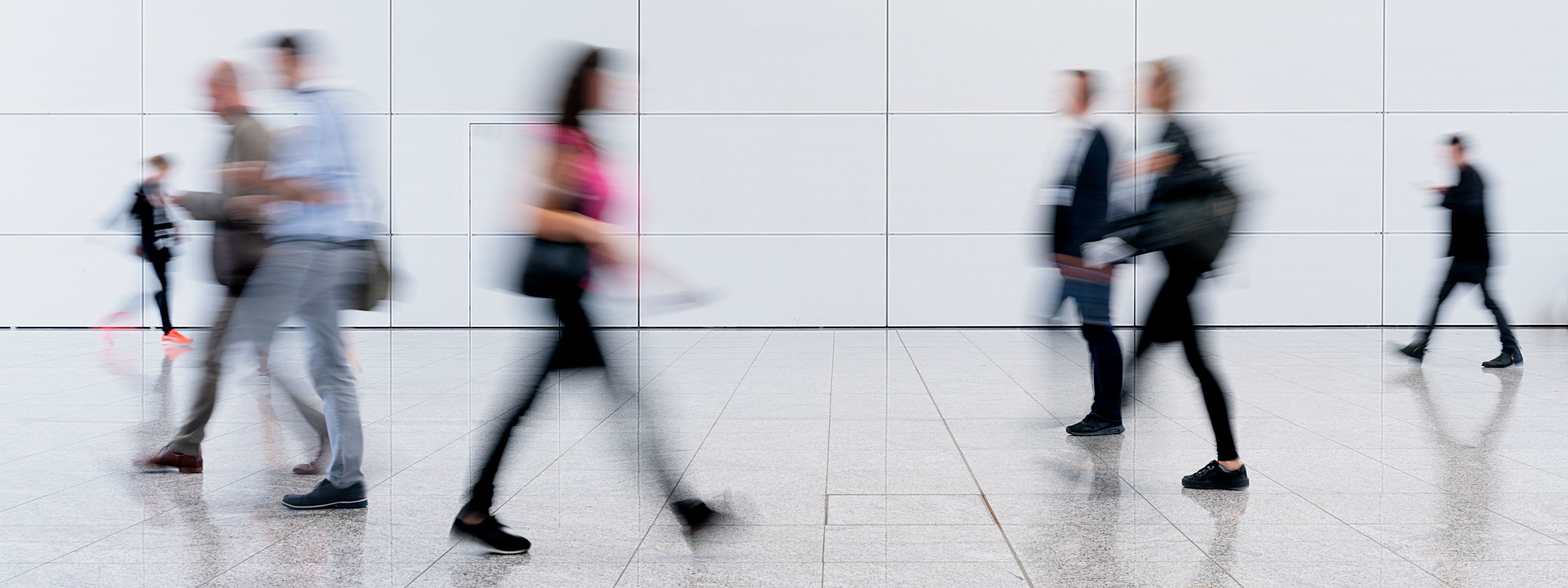 People walking