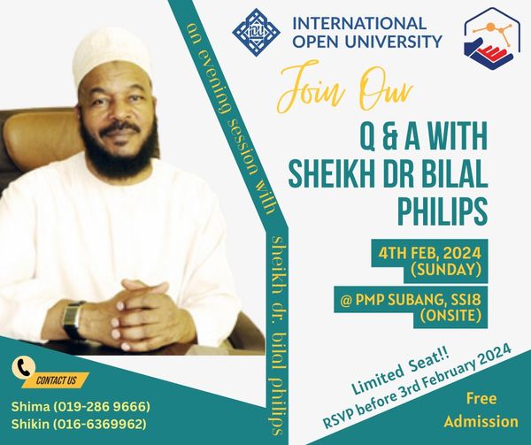 Q&A SESSION WITH SHEIKH BILAL PHILIPS - Image 15