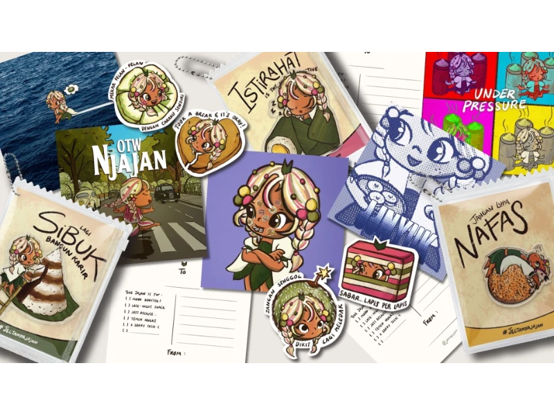 Perancangan Media Komunikasi Visual Jajanan Pasar Indonesia Melalui Ilustrasi Komik Carousel pada Generasi Z