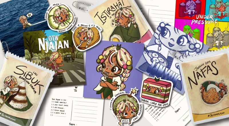 Perancangan Media Komunikasi Visual Jajanan Pasar Indonesia Melalui Ilustrasi Komik Carousel pada Generasi Z