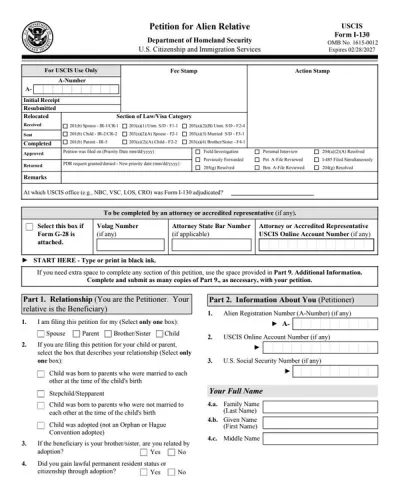 Form I-130