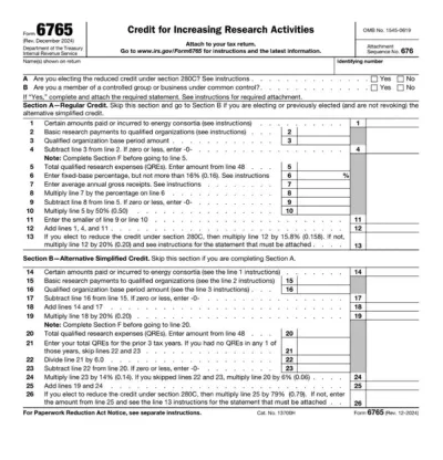 Form 6765
