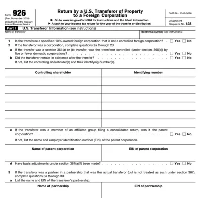 Form 926