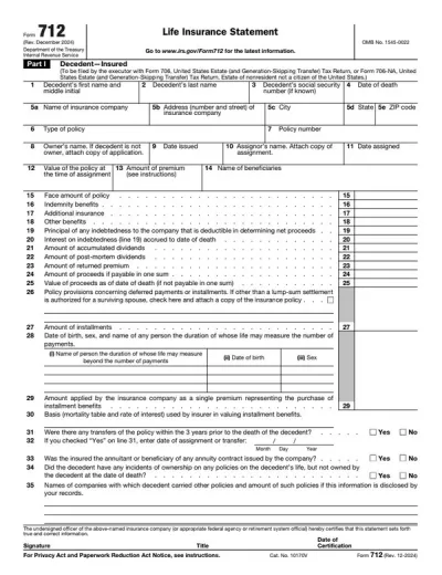 Form 712