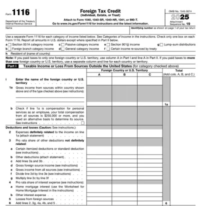 Form 1116
