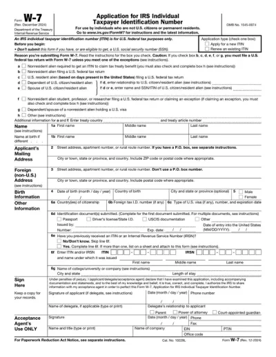 Form W-7