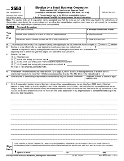 Form 2553